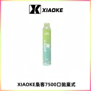 XIAOKE梟客7500Puffs跑馬燈拋棄式電子煙 可發光一次性
